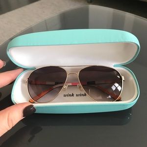 Kate Spade ♠️ aviator style sunglasses wore 2x
